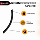 Round spline benefits. Locks firmly, widely applicable, and easy to use 