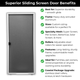 Superior Sliding Screen Door - Assembled