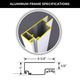 Samson Sliding Screen Door frame specifications  Samson Sliding Screen Door frame specifications