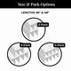 Size & Pack Options for Lengths 36 & 48 Inches