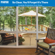 UltraVue Screen for screened in patios, invisible protection from bugs