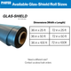 Available Florida Glass roll sizes