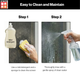Pollen guard screen mesh is easy to clean and maintain