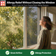 Pollen guard provides allergy relief with the windows open 