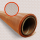 Roll of Pure Copper screen mesh with swatch sample