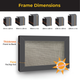 Economy Box frame dimensions