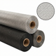 All colors of aluminum insect screen with swatch sample in the corner