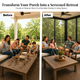 Mini Track Porch Screening System Kit