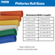 Phifertex roll sizes available