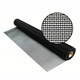 Roll of Heavy Duty Aluminum Screen with the swatch sample in a circle.

