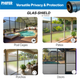 Florida Glass applications include pool cages, patios, porches, and screen doors