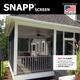 SNAPP Aluminum Track – 94" Porch Screen Sticks