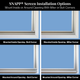 SNAPP Screen Installation Options