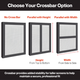 fire-resistant window screen crossbar options