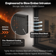 fire-resistant window screen are engineered to slow ember intrusion