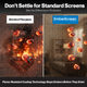 don't settle for standard screens, choose fire-resistant window screens
