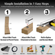 Simple Installation in 3 Easy Steps