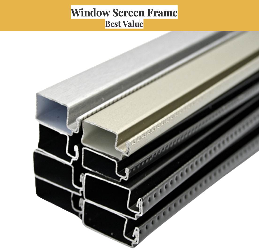 Window screen frame economy box banner