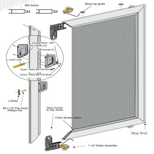 DIY Screen Door Kit - Buy DIY Sliding Screen Door Kit