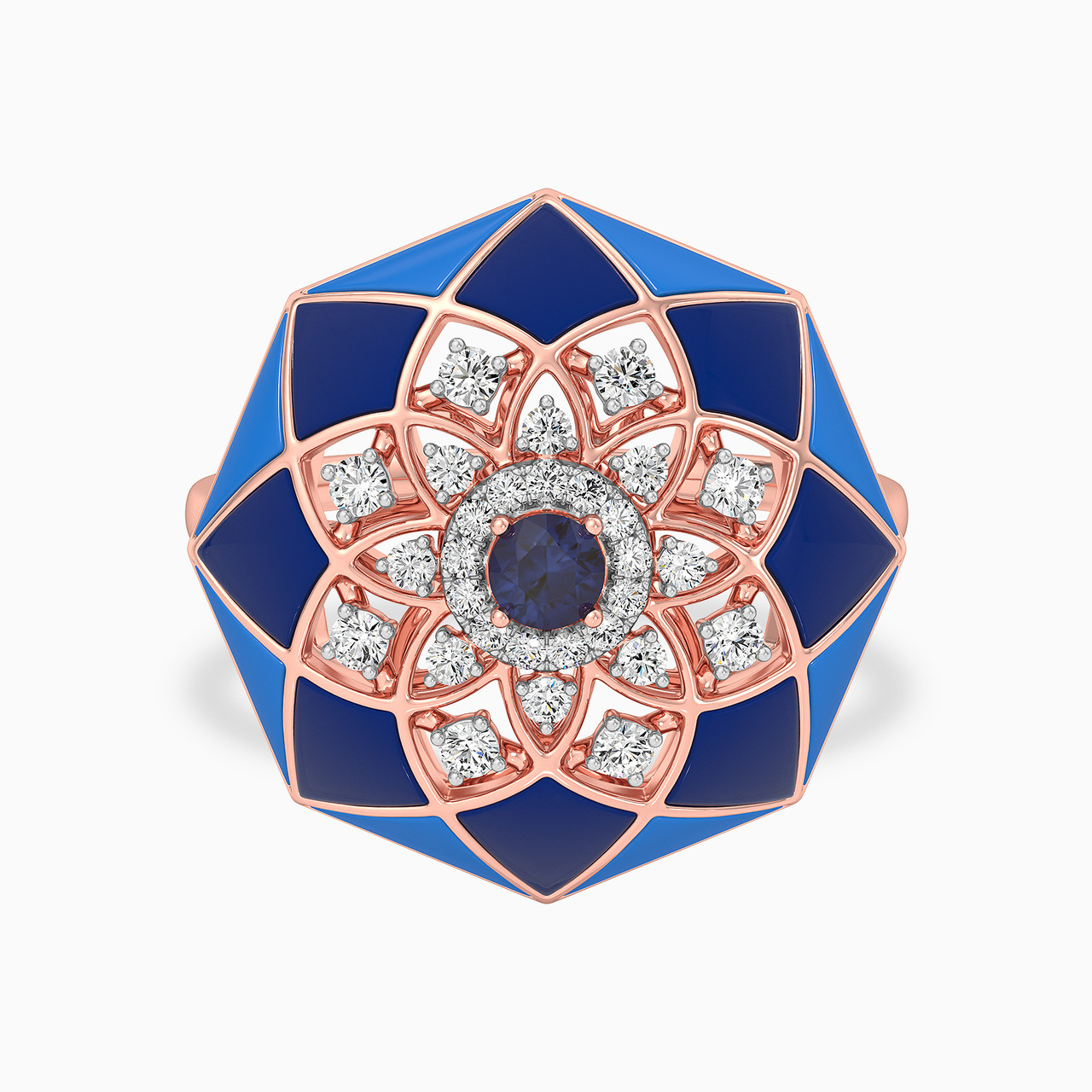 Octagon Diamond Colored Stones & Enamel Coated Ring in 18K Gold https://cdn11.bigcommerce.com/s-h0pydczb5e/images/stencil/1280w/products/1619/5691/KR611422SB-1__82432.1741685543.jpg