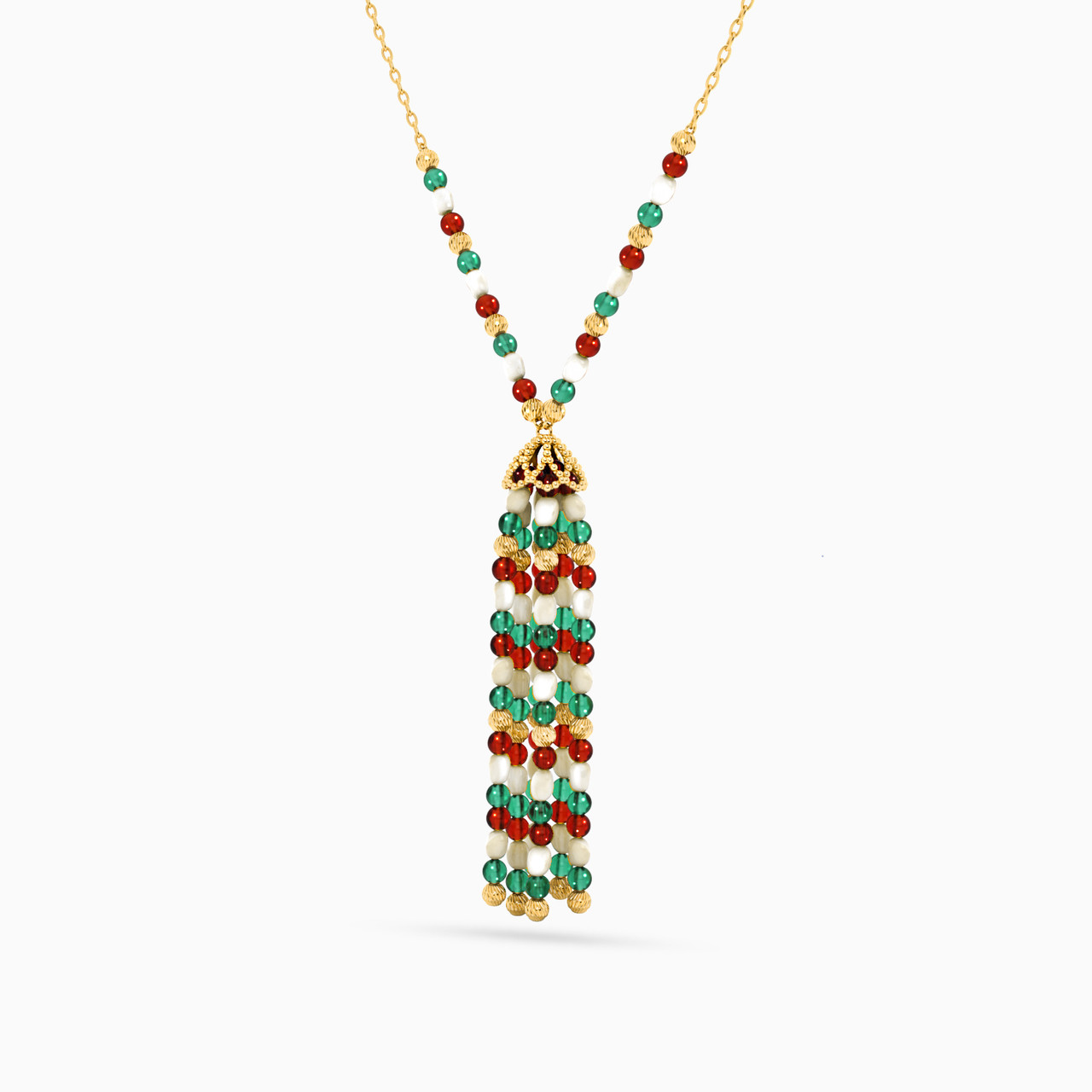 Ball Colored Stones Chain Necklace in 18K Gold - 2 https://cdn11.bigcommerce.com/s-h0pydczb5e/images/stencil/1280w/products/2543/41917/111407180001-2__25821.1762180332.jpg