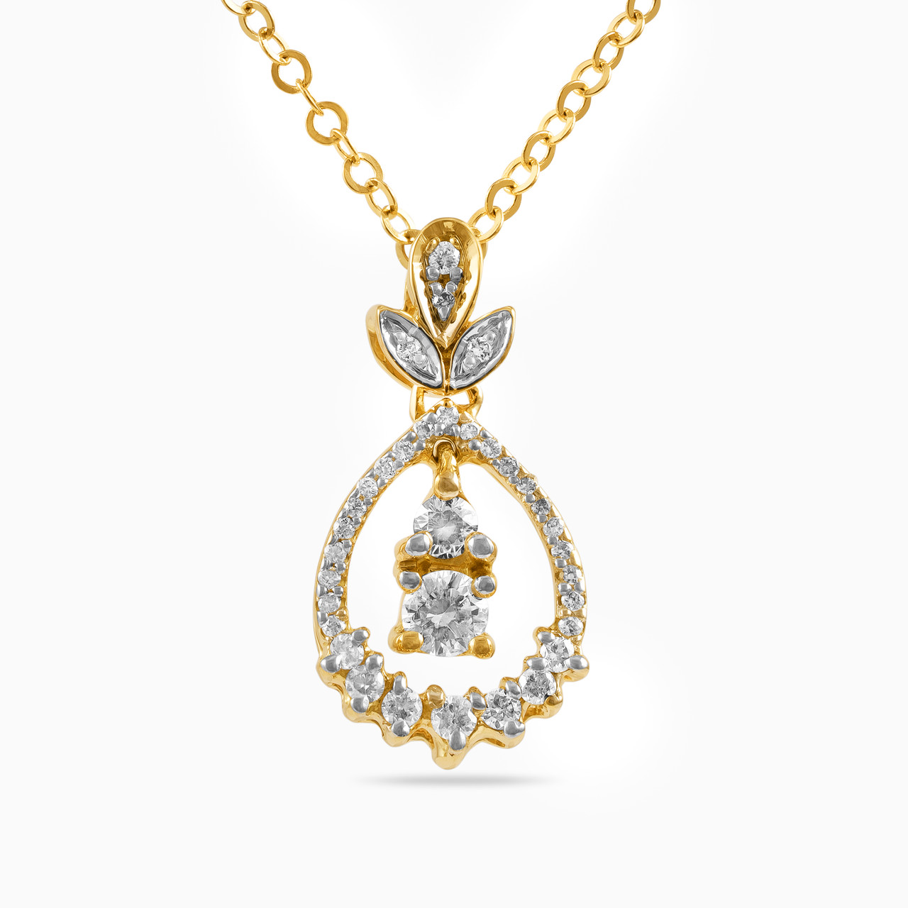Pear Diamond Necklace in 18K Gold https://cdn11.bigcommerce.com/s-h0pydczb5e/images/stencil/1280w/products/3557/24964/LNE00079-1__60270.1729001412.jpg