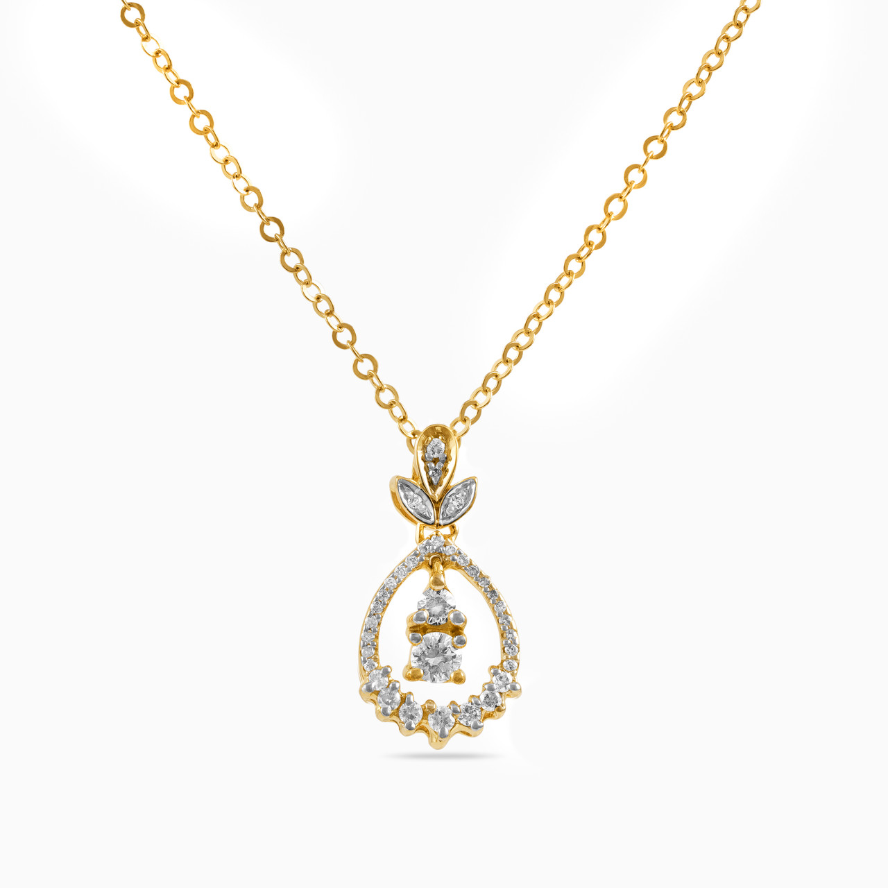 Pear Diamond Necklace in 18K Gold - 3 https://cdn11.bigcommerce.com/s-h0pydczb5e/images/stencil/1280w/products/3557/24965/LNE00079-3__00149.1729001412.jpg