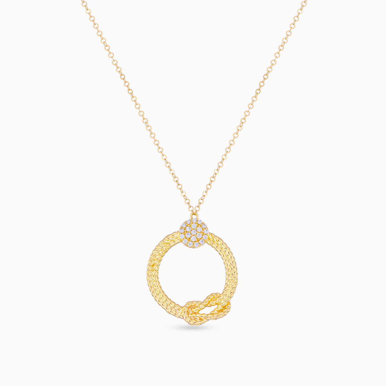 Circle Cubic Zirconia Necklace in 21K Gold - 3 https://cdn11.bigcommerce.com/s-h0pydczb5e/images/stencil/1280w/products/3670/11955/22005110411-3__64634.1723639887.jpg