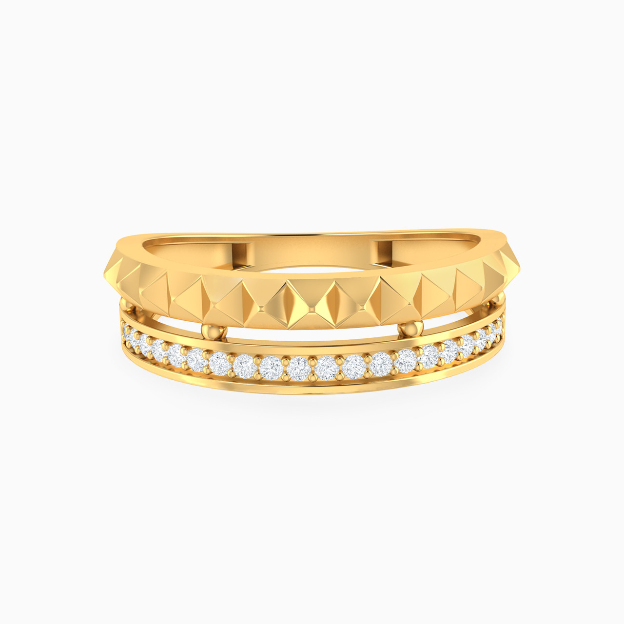 Hexagonal Clear Stone Half Set in 18K Gold (2 Pieces) - 3 https://cdn11.bigcommerce.com/s-h0pydczb5e/images/stencil/1280w/products/5820/18430/21011110678-3__26920.1750077214.jpg