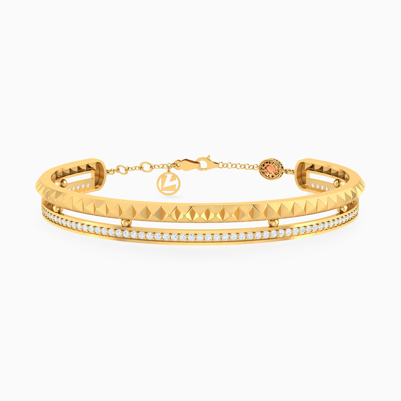 Hexagonal Clear Stone Half Set in 18K Gold (2 Pieces) - 2 https://cdn11.bigcommerce.com/s-h0pydczb5e/images/stencil/1280w/products/5820/18432/21011110678-2__52172.1750074831.jpg