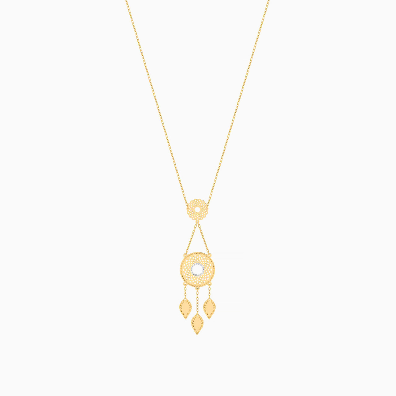 Dreamcatcher Necklace In 18K Gold - 2 Dreamcatcher Necklace In 18K Gold - 2