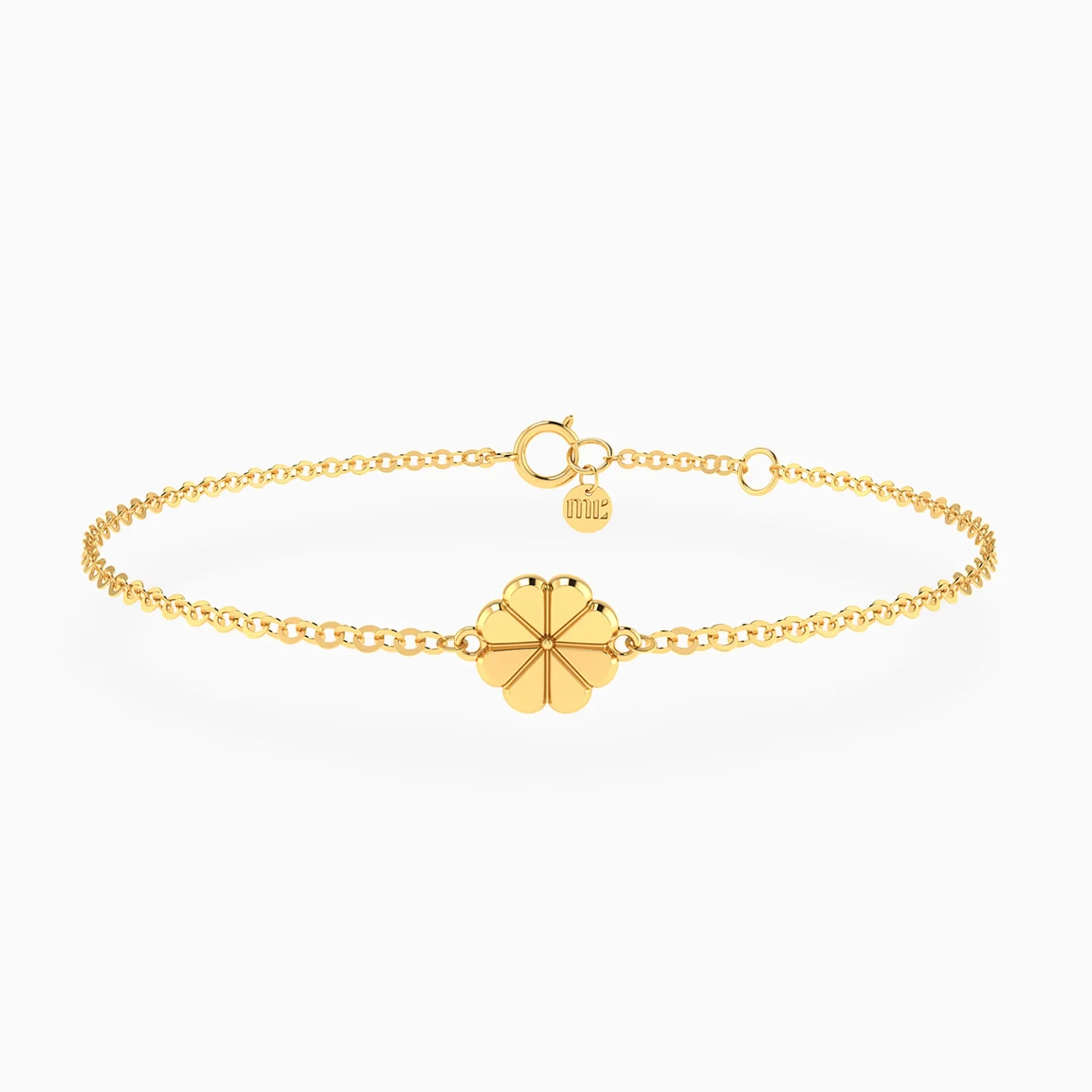 Kids Four Leaf Clover Chain Bracelet in 18K Gold Kids Four Leaf Clover Chain Bracelet in 18K Gold