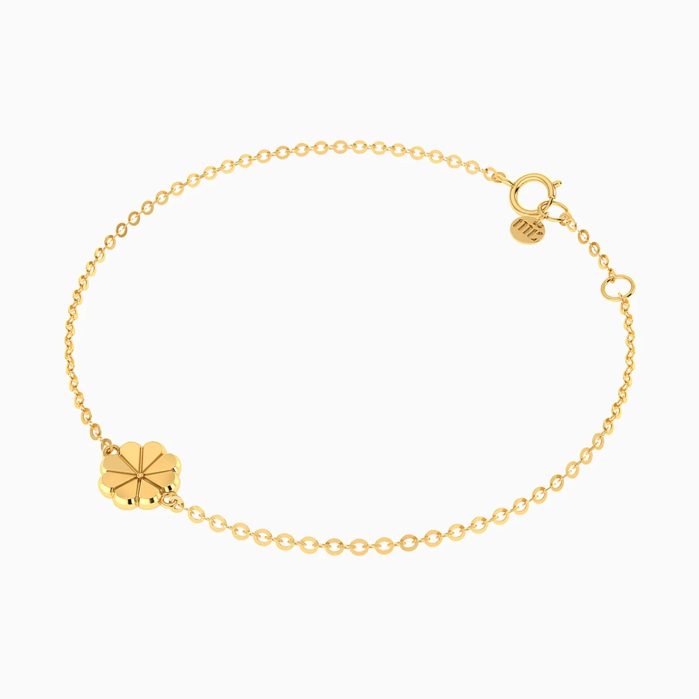 Kids Four Leaf Clover Chain Bracelet in 18K Gold - 3 Kids Four Leaf Clover Chain Bracelet in 18K Gold - 3