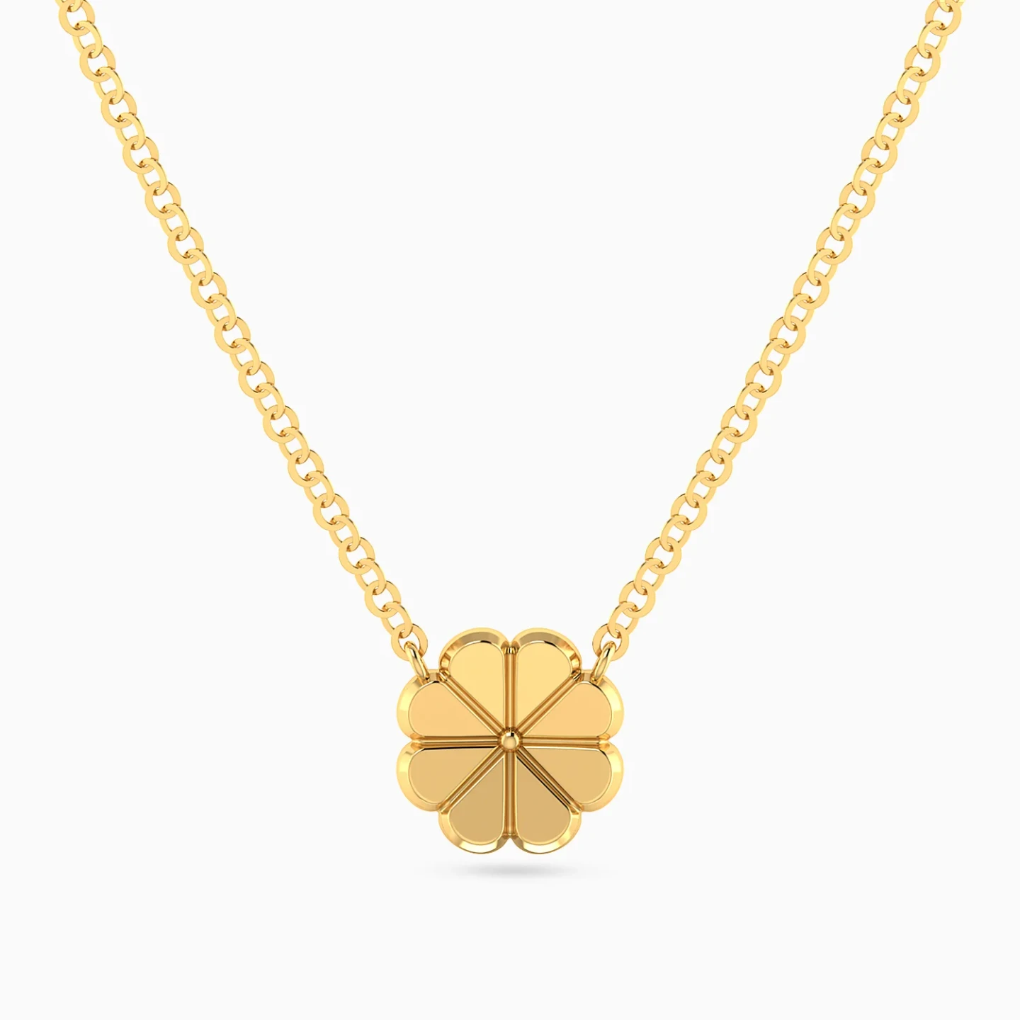 Kids Four Leaf Clover Necklace in 18K Gold Kids Four Leaf Clover Necklace in 18K Gold