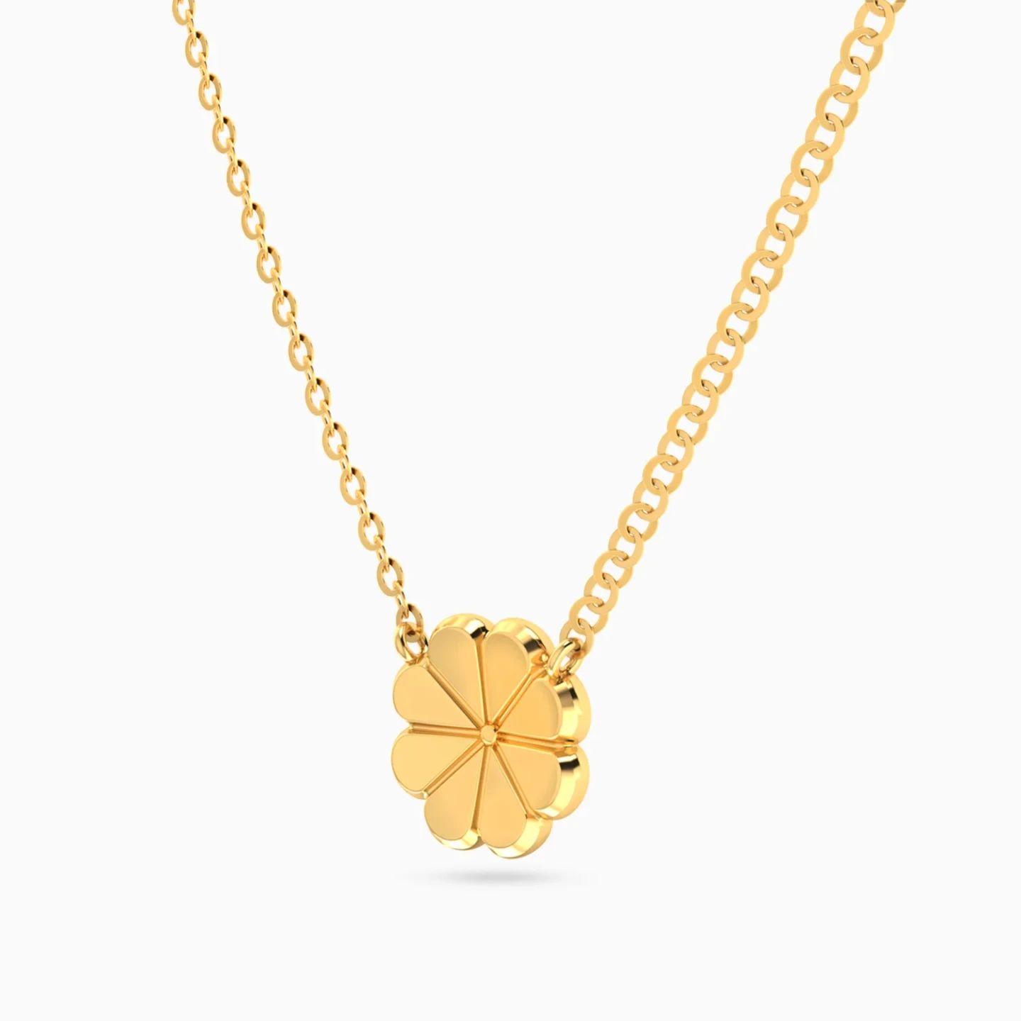 Kids Four Leaf Clover Necklace in 18K Gold - 2 Kids Four Leaf Clover Necklace in 18K Gold - 2