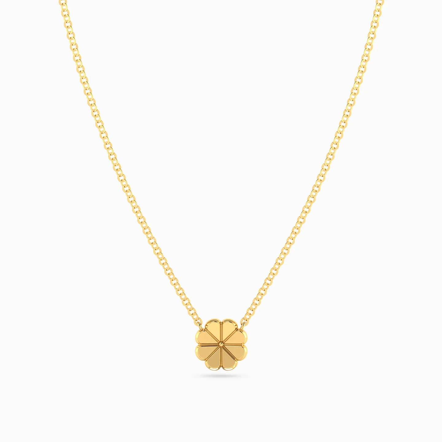 Kids Four Leaf Clover Necklace in 18K Gold - 3 Kids Four Leaf Clover Necklace in 18K Gold - 3