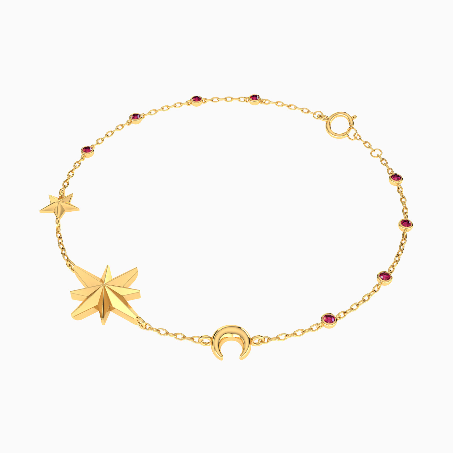 18K Gold Chain Bracelet - 2