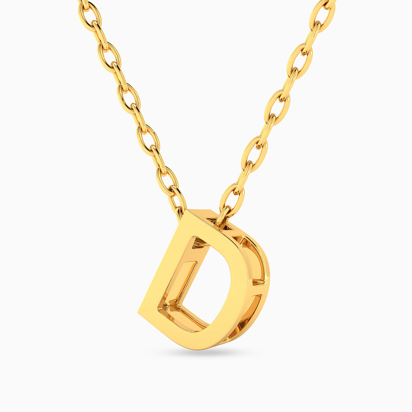 18K Gold Pendant Necklace - 2