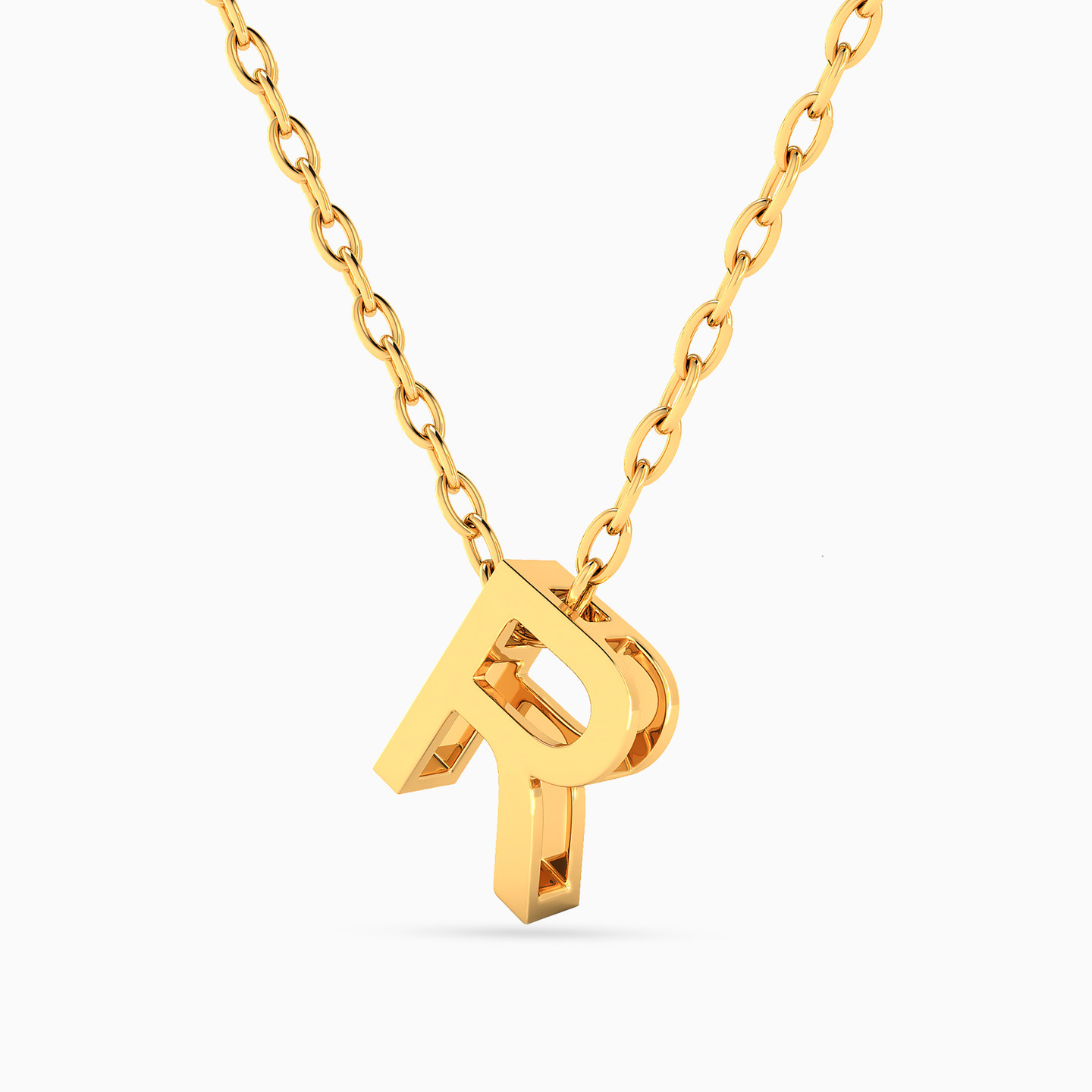 18K Gold Pendant Necklace - 2