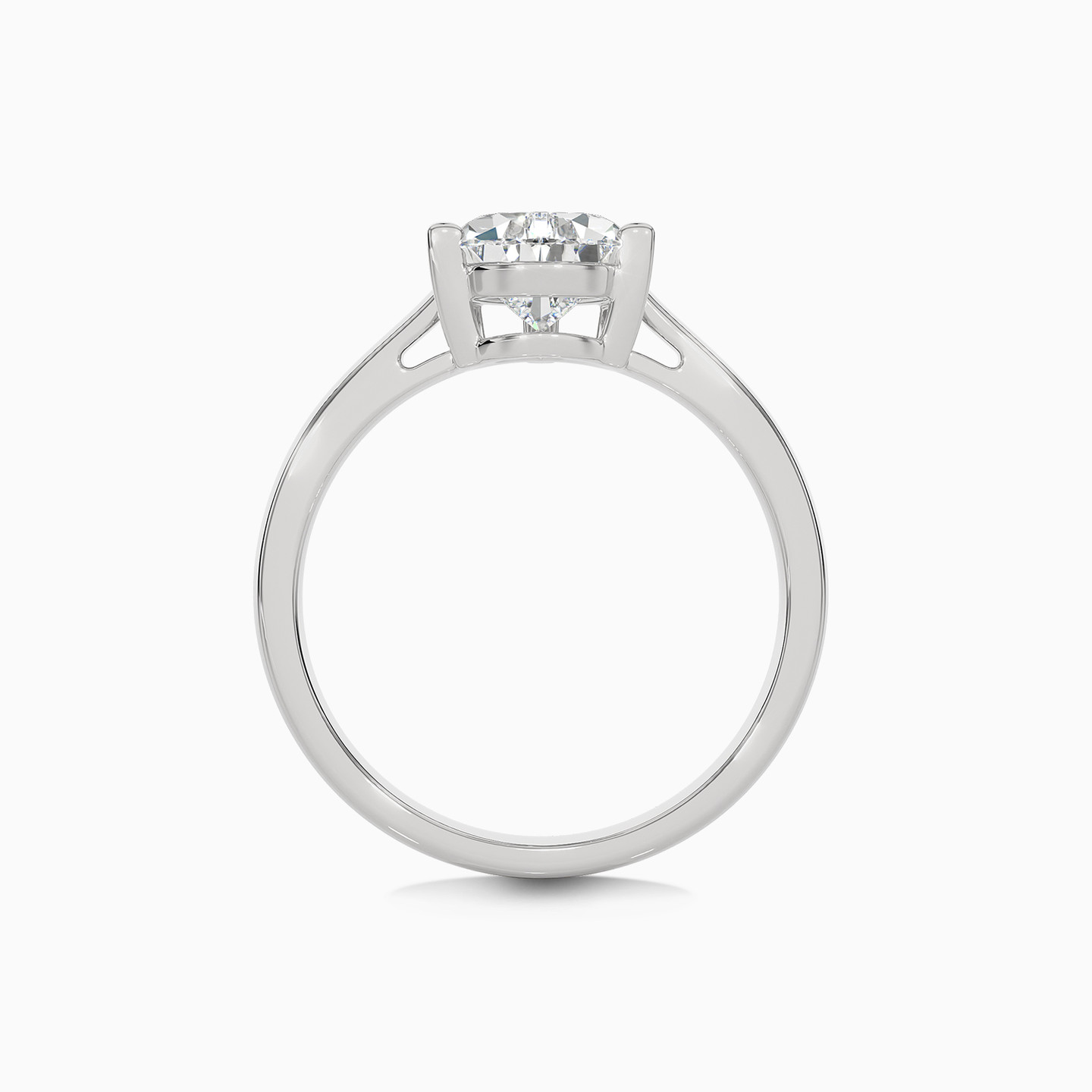 2.29 CT Pear Lab Grown Diamond Statement Ring in 18K Gold - 3 2.29 CT Pear Lab Grown Diamond Statement Ring in 18K Gold - 3