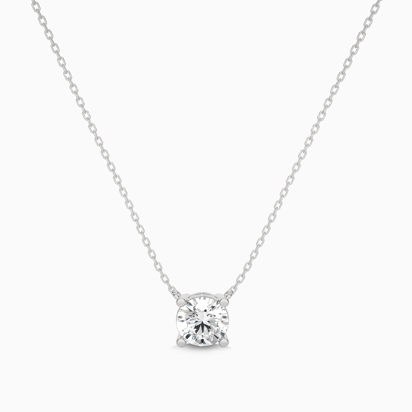 0.9 CT Brilliant Lab Grown Diamond Pendant in 18K Gold - 3 0.9 CT Brilliant Lab Grown Diamond Pendant in 18K Gold - 3