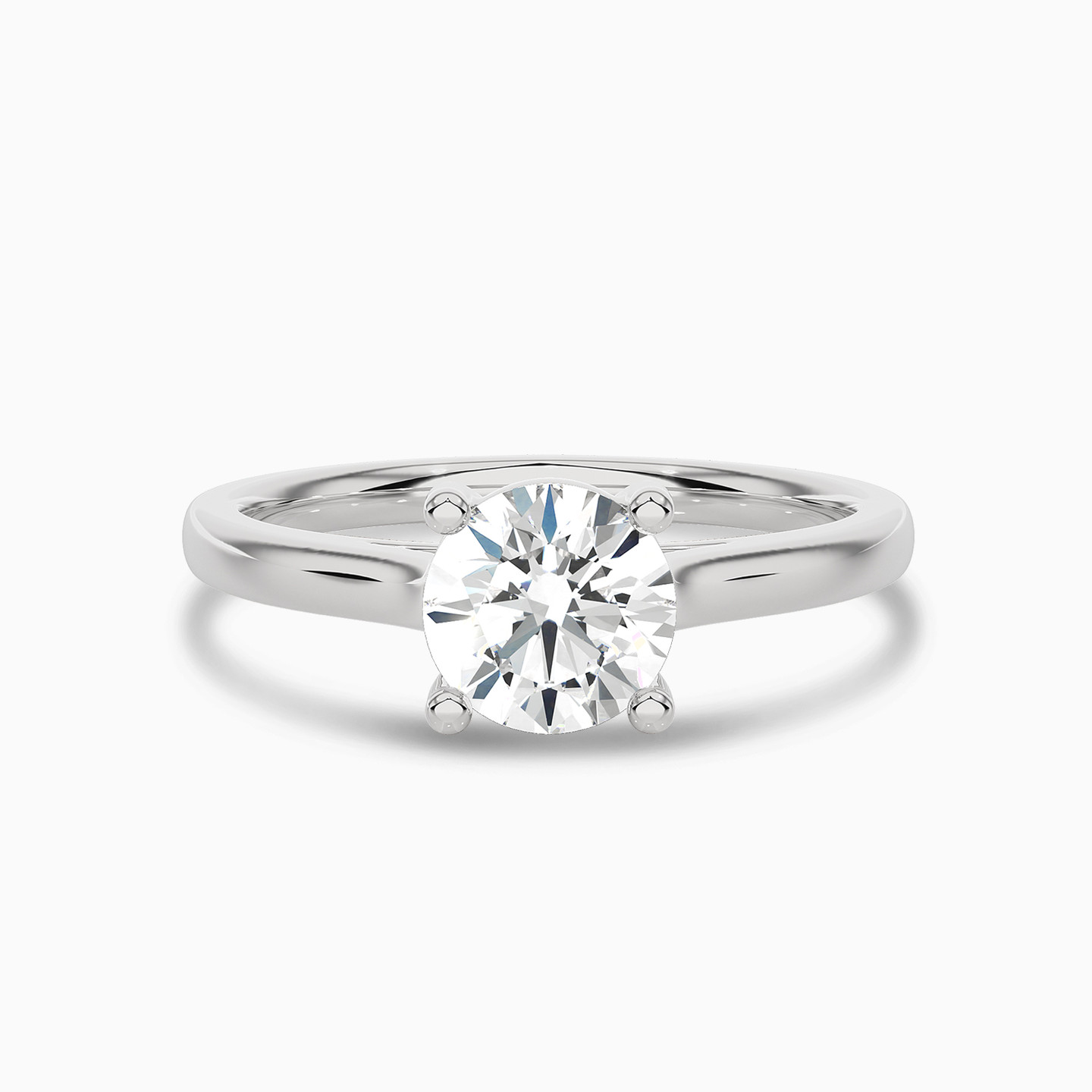 1 CT Brilliant Lab Grown Diamond Statement Ring in 18K Gold