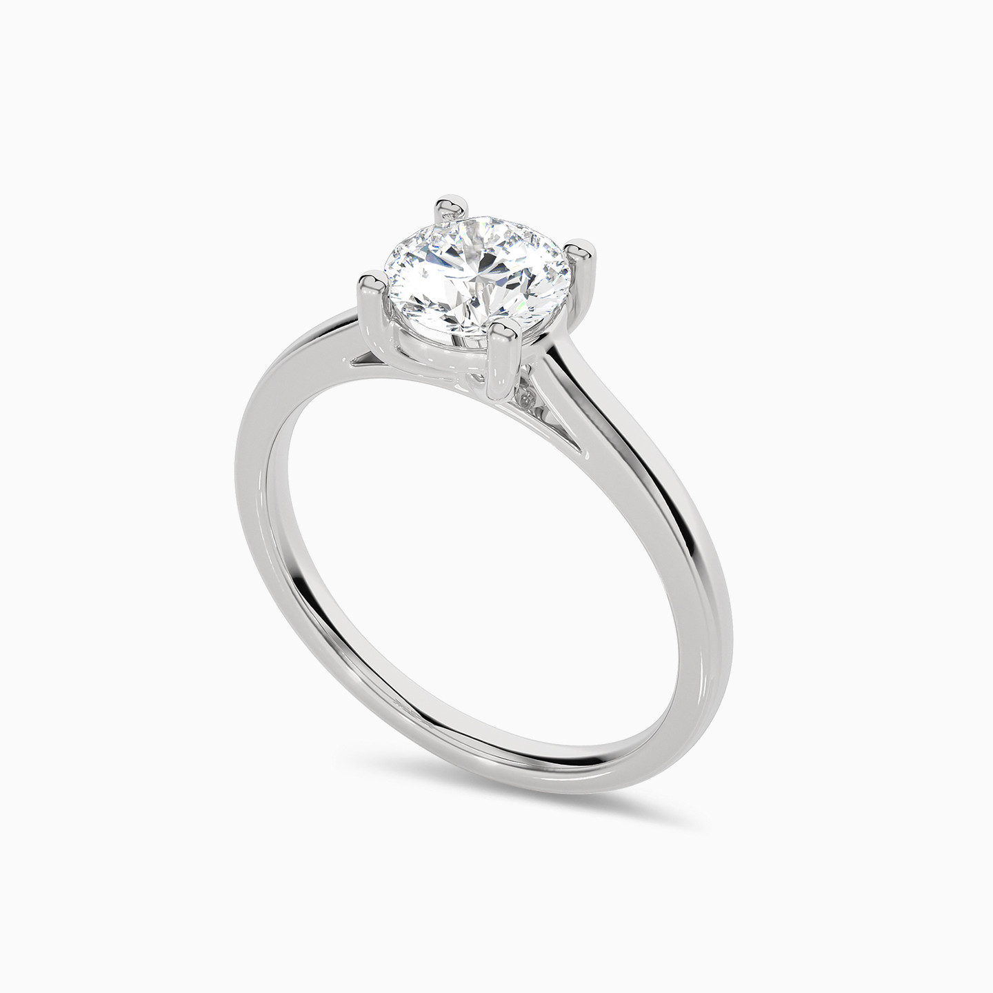 1 CT Brilliant Lab Grown Diamond Statement Ring in 18K Gold - 2