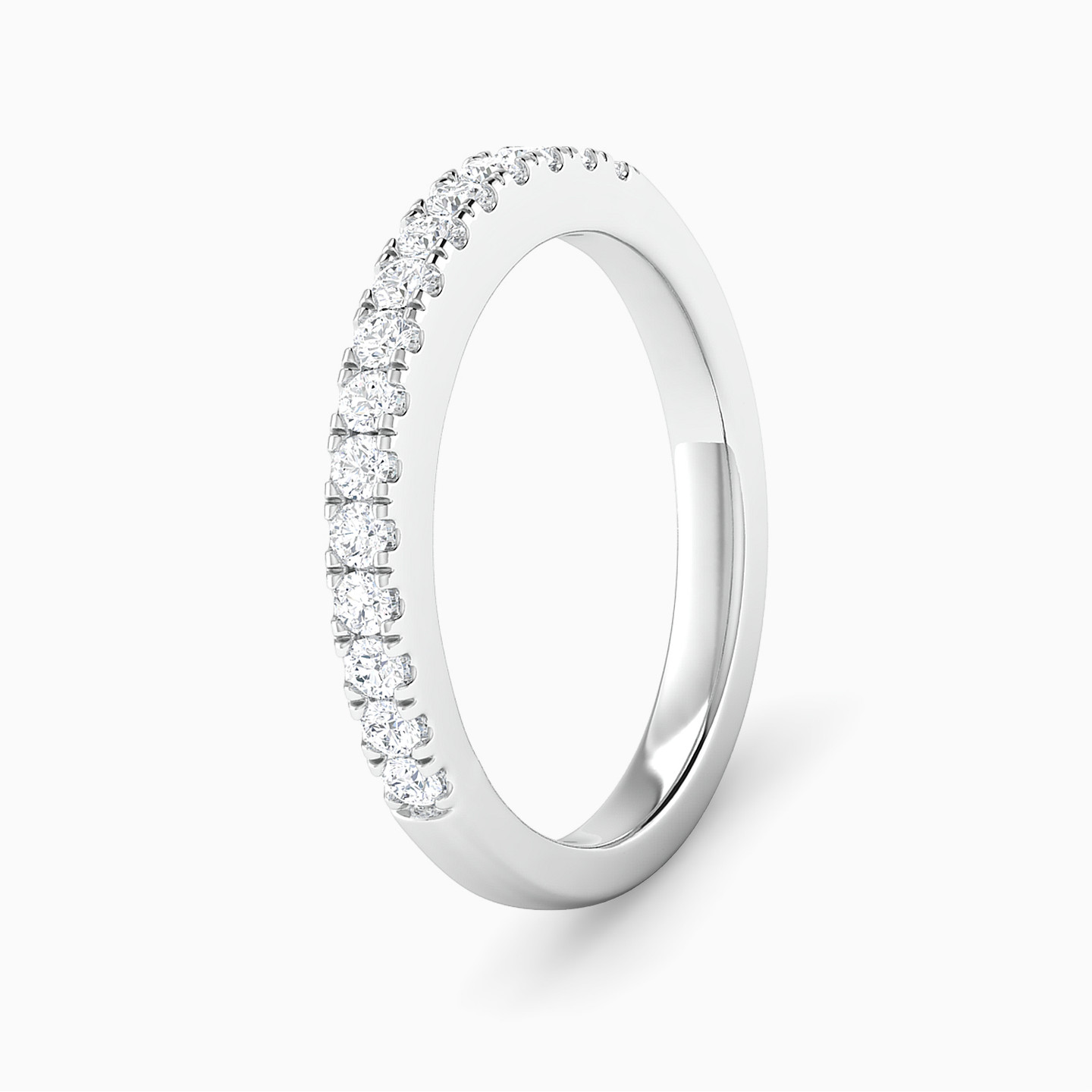 Square Diamond Twin Rings in 18K Gold - 4 Square Diamond Twin Rings in 18K Gold - 4