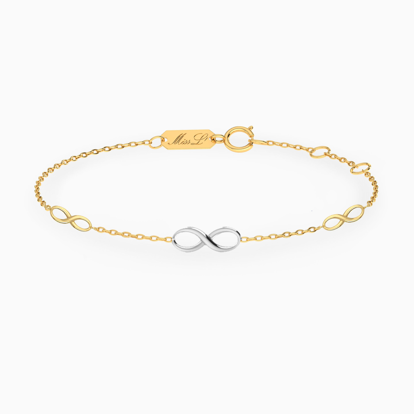 18K Gold Chain Bracelet