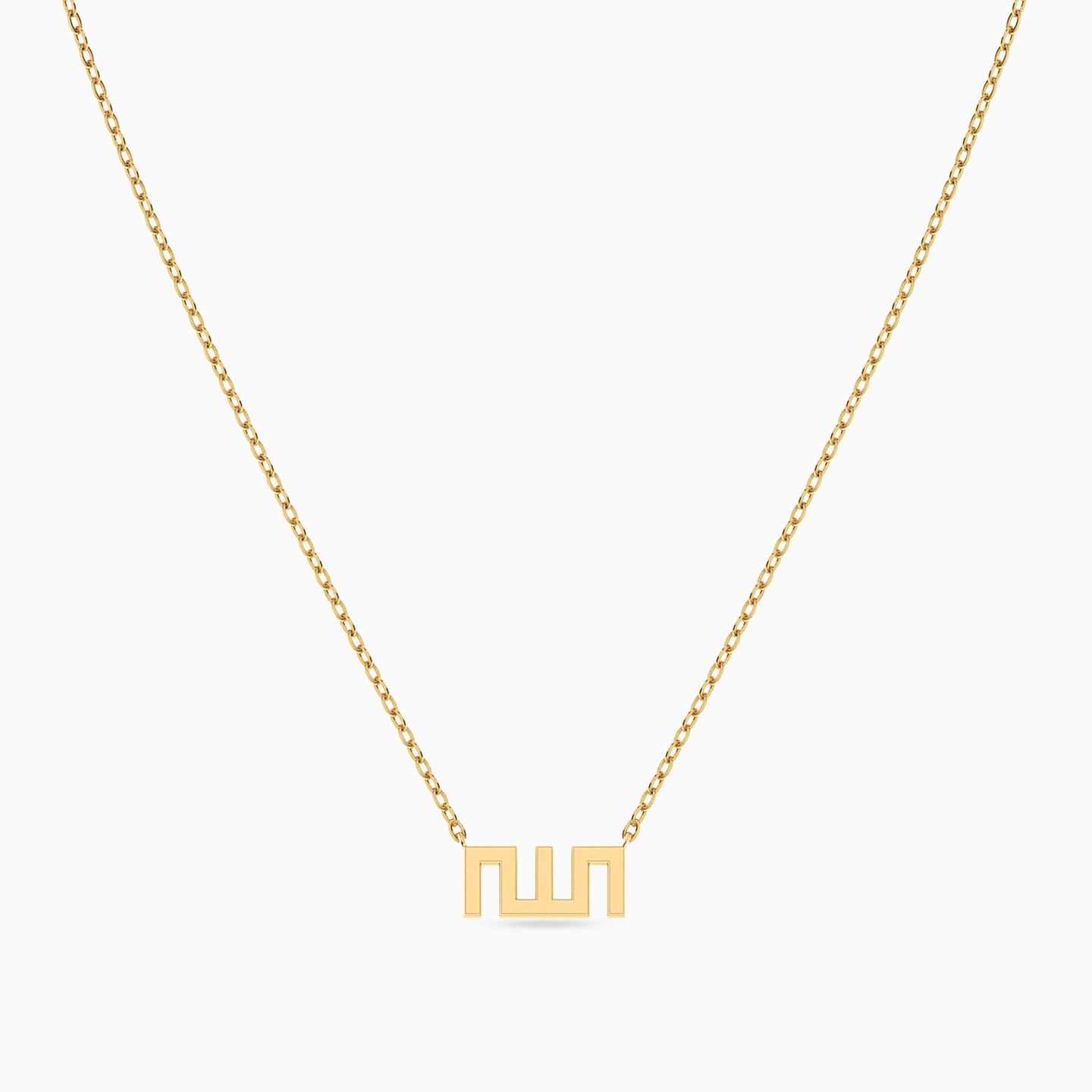 18K Gold Pendant Necklace - 3