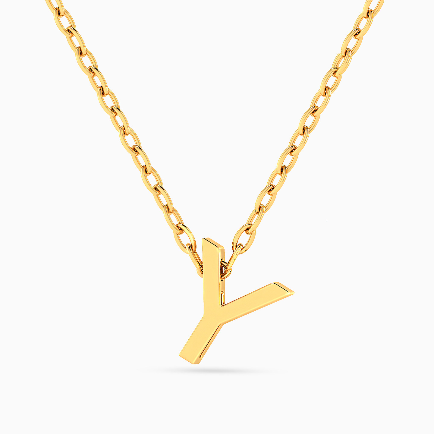 Letter Y Necklace in 18K Gold Letter Y Necklace in 18K Gold