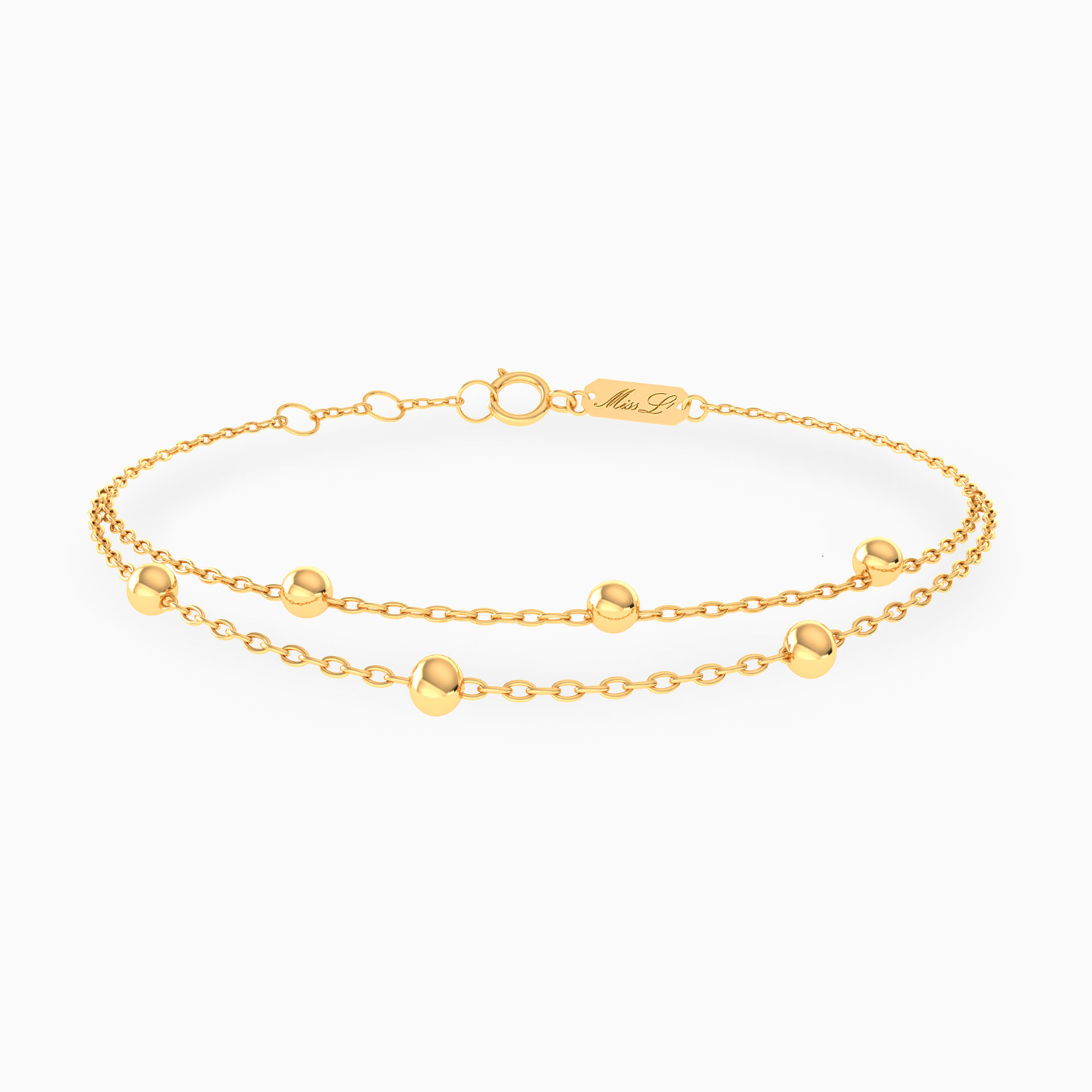 18K Gold Chain Bracelet