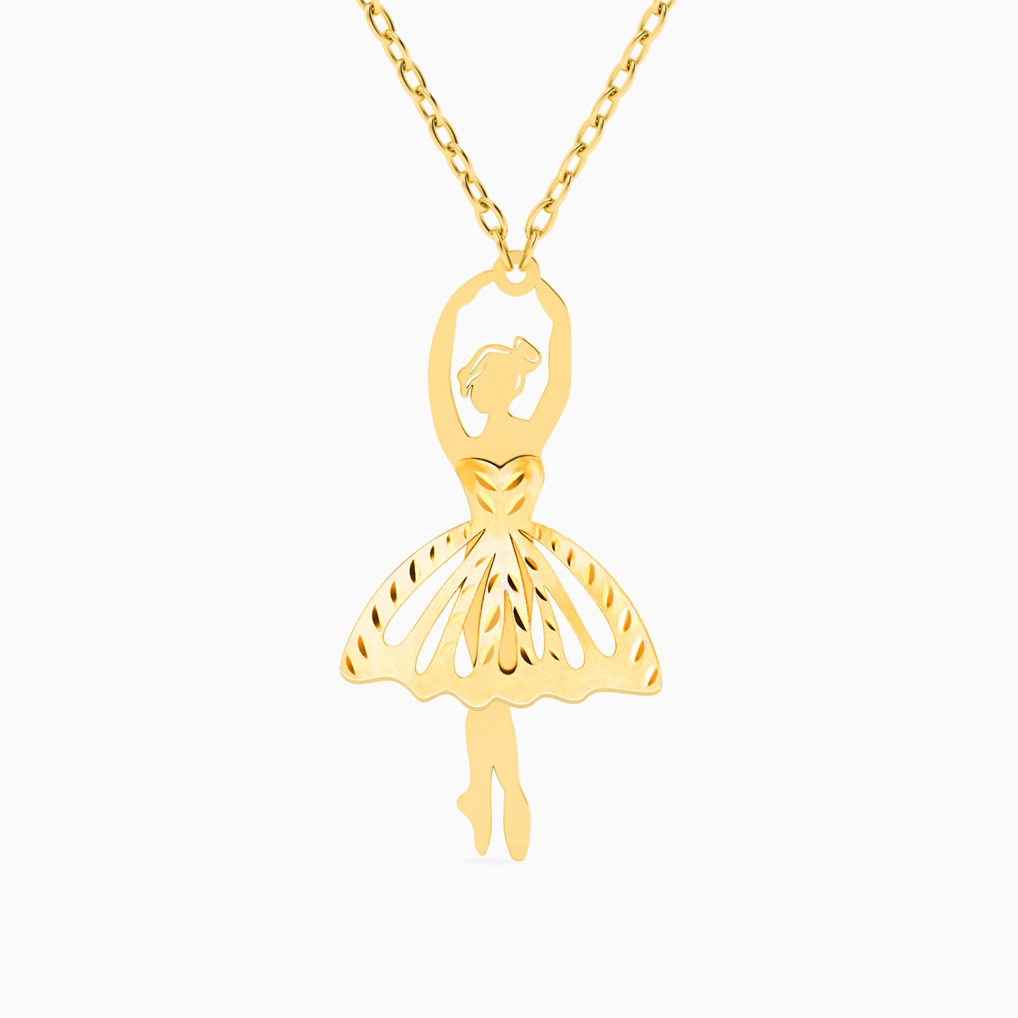 18K Gold Pendant Necklace