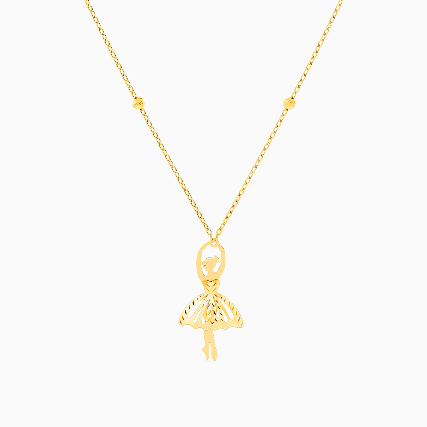 Ballerina Necklace In 18K Gold - 3